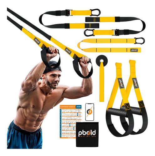 Bandas Crossfit Pbold Sistema Suspension Entrenamiento Gym