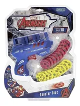 Comprar Pistola Lanza Discos Shooter Disc Avengers Ditoys 18 Discos