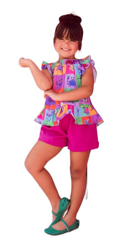 Imagem 7 de 7 de Conjunto Infantil Juvenil Menina Mini Diva Blogueirinha