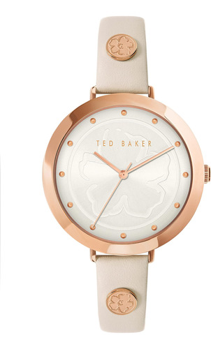 Ted Baker - Reloj Casual Para Mujer Con Correa De Cuero De C