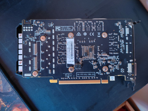 Imagem 3 de 6 de Placa De Vídeo Nvidia Gtx 1060 3gb Zotac