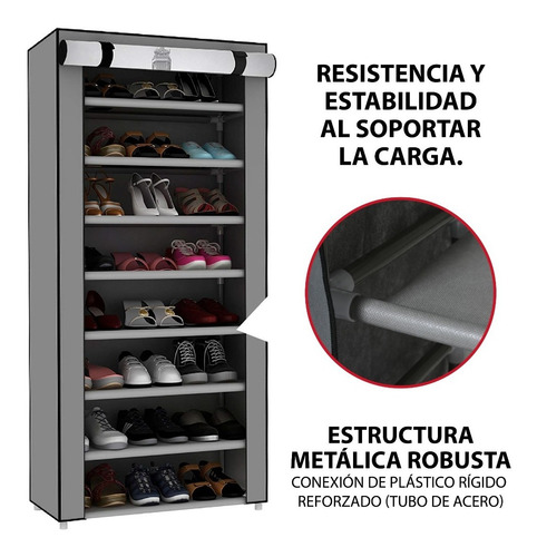 Zapatera Closet Repisa Para 24 Pares Stay Elit C/ Estampado