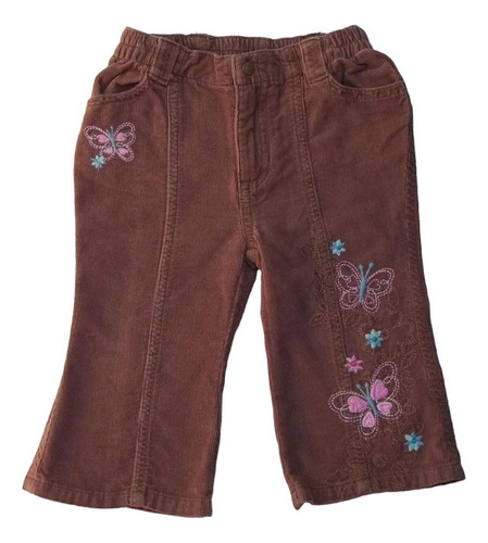 Pantalon Microcotele De Niña Usado Talla 12 Meses Impecable