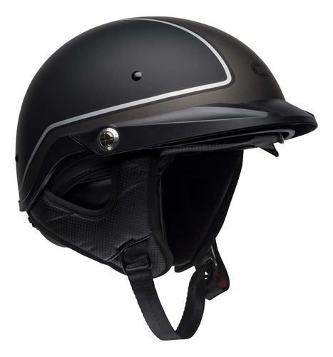 Casco Para Moto Bell Helmets Color Pinne Talla M Color Negro