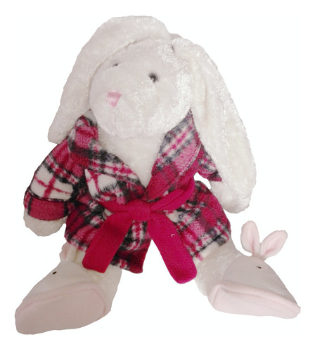 Peluche Conejo Pijama Pantuflas 60cm Dandee