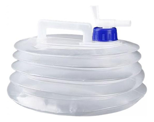 4 Contenedor De Agua Plegable, Cubo De Agua Transparente 5l