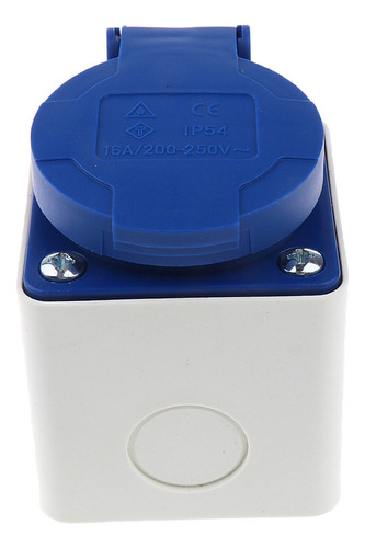 / Enchufe Impermeable De 2 Pines 16a 220v Para La Ue -