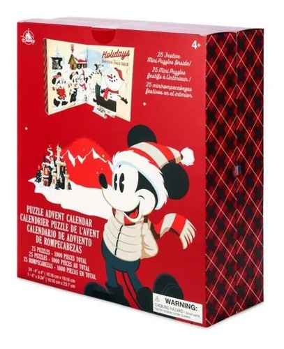 Calendario De Adviento Rompecabezas Disney Mickey Mouse 