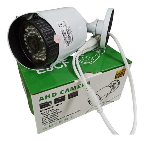 Camera Bullet 6146 Ahd -1280p 30m 1.3 Mp Com 36 Leds-  3.6mm Cor Branco