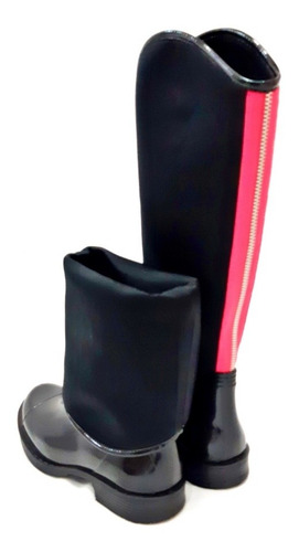 Botas De Lluvia Mujer Caña Neoprene!   Alto Verano   .