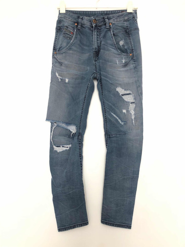 Jogg Jean Diesel Mujer Fayza-ne Azul Roto Boyfriend