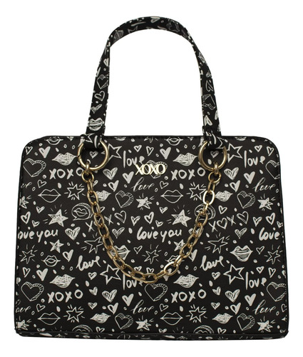 Xoxo Bolso De Mano Para Mujer Bolso Grande Con Estampado De