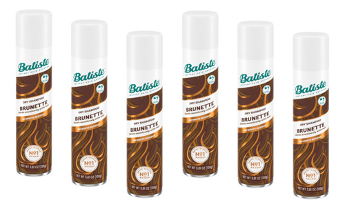 Batiste Champú Dry Medium Brunette 6.73 Onzas (paquete De 6)