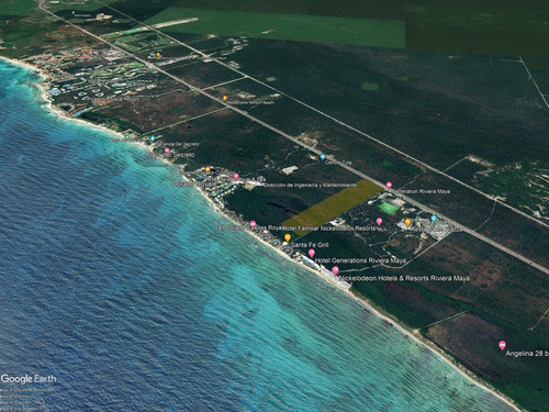 Terreno De 18 Ha En La Riviera Maya, 200 Metros Sobre La Carretera
