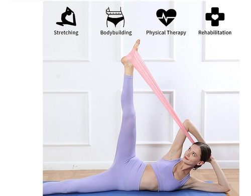Set 3 Bandas Ligas Elásticas Abiertas Ejercicios Pilates