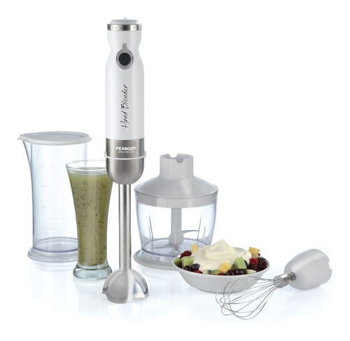 Imagen 1 de 10 de Licuadora De Mano Procesadora Mixer 800w Peabody Pe-lm327
