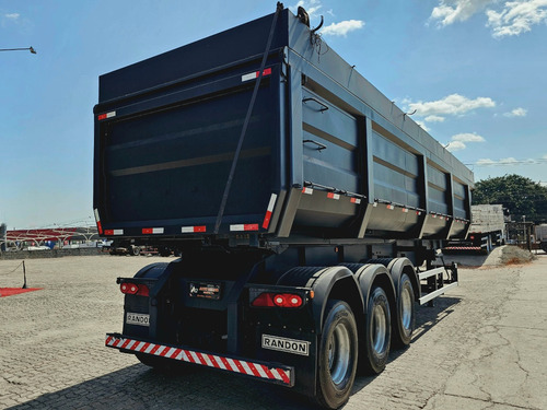 Carreta Caçamba Randon Basculante Aço 450 3e 40m³ C/12 Pneus