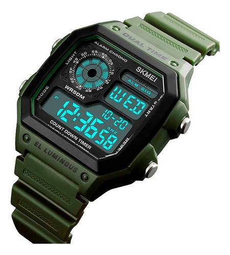 Skmei Reloj Digital Deportivo Estilo Casual Contra Agua 1299