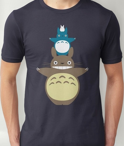 Playera Camiseta Totoro Totem Moda Unisex C/ Envio + Regalo
