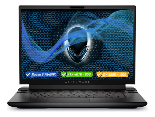  Portátil Alienware M16 Ryzen 9 64gb 1tb Ssd Rtx 4070 16  2k