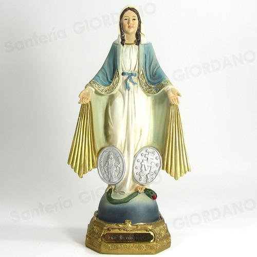 Imagen Religiosa - Virgen Medalla Milagrosa 21cm Dell Altare