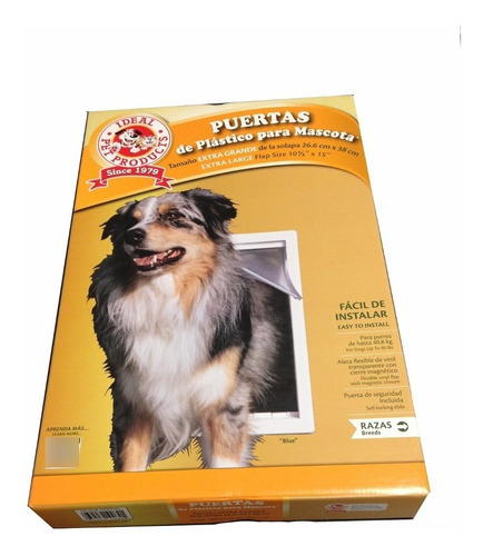 Puerta Plastico Ideal Pet Grande Para Perro O Gato Casa