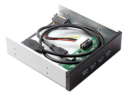 Jser Usb 3.0 Hub 4 Puertos Panel Frontal Hub A Placa Base