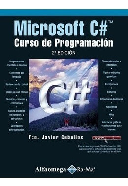 Libro Técnico Microsoft C# - Curso De Programación - 2ª 