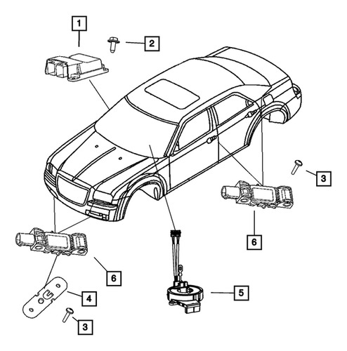 Sensor Impacto Delantero Ram 1500 3.0 2018