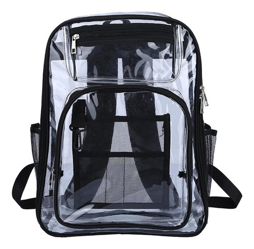 L Mochila Transparente Correa Reforzada De Pvc Resistente Al