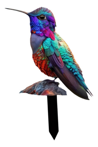 2d Colibrí Década De Jardín Decorativo Acrílico