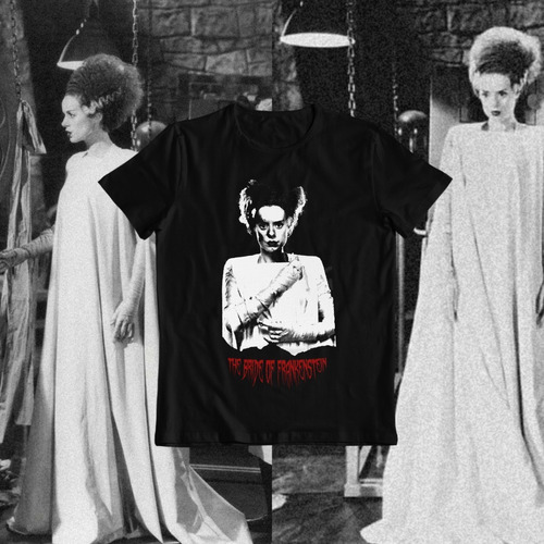 Polera Manga Corta - The Bride Of Frankenstein