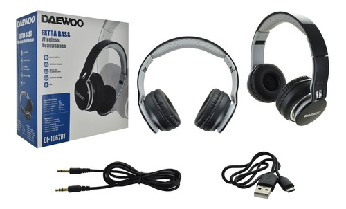 Auriculares Daewoo Bluetooth Control Volumen Stereo Microfon