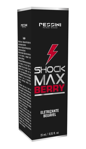 Shock Max Berry Eletrizante Beijável Pessini 15ml