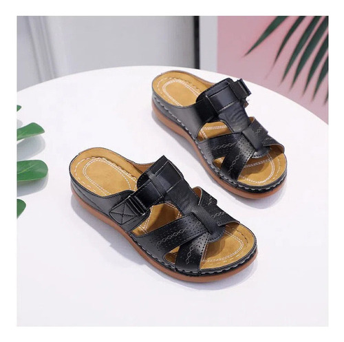 Nuevas Sandalias Retro Con Punta Abierta Para Mujer.