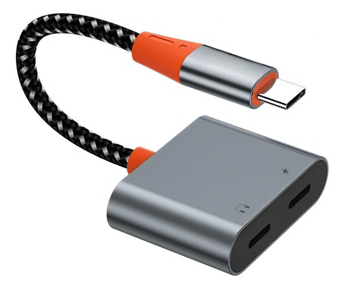 Convertidor De Audio Digital Tipo C A Tipo C + Dc 3,5mm
