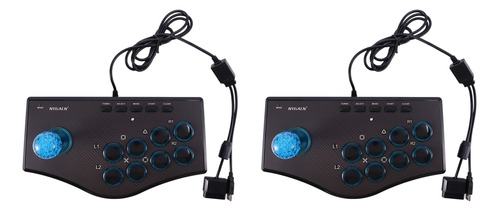 Controlador Arcade Game Rocker Con 2 Joystick Usb Para Ps2/p
