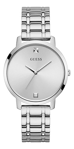 Relógio Unissex Guess Prata W1313l1 + Conjunto Prata 925