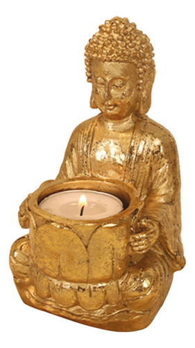 Candelabros De Estatua De Buda Meditando Estatuilla De Buda