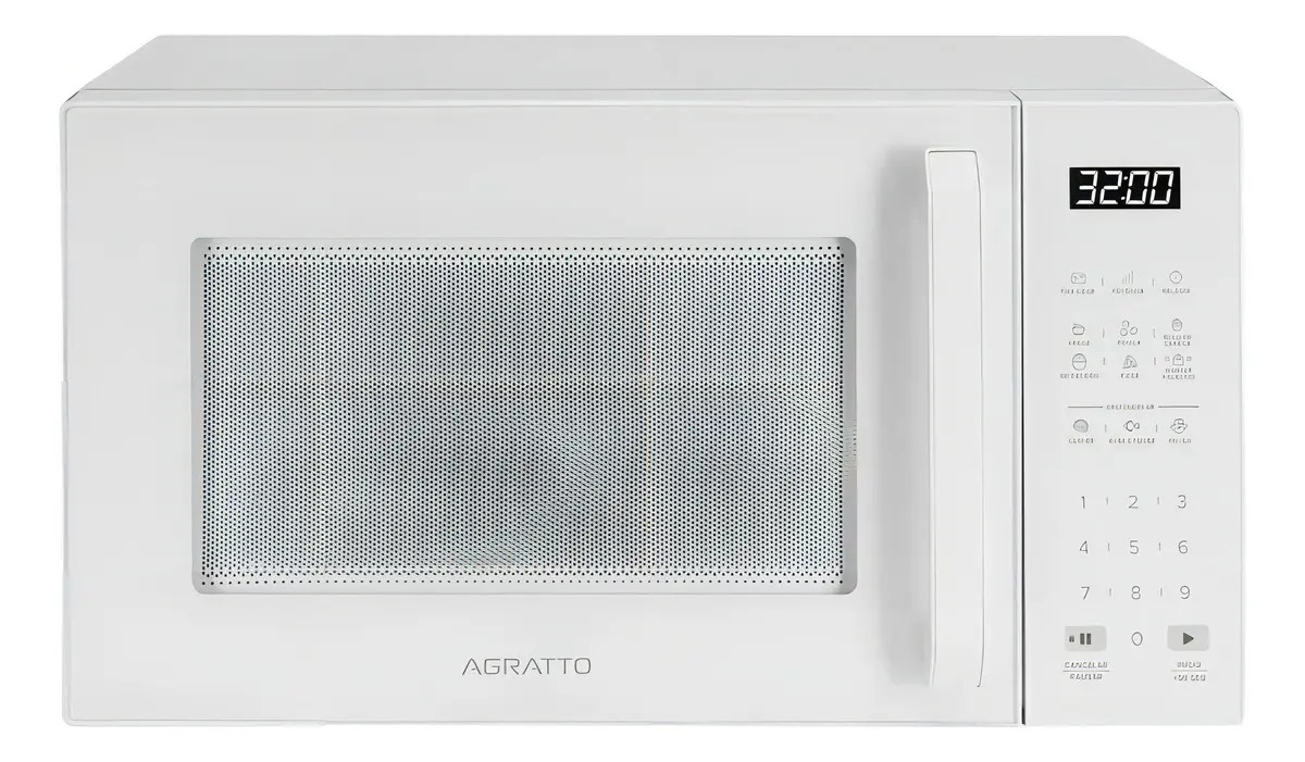 Micro-ondas Agratto 32 Litros Branco Amic02bn-01 1400w