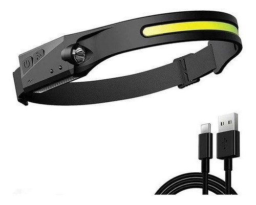 Linterna Cintillo Con Sensor Para Uso Frontal Cabeza