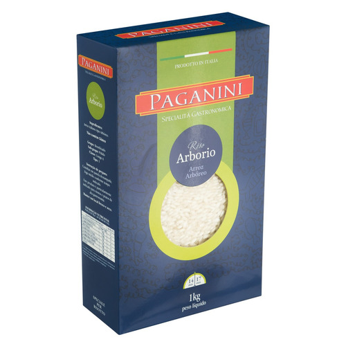 Imagem 3 de 4 de Arroz Arbório Tipo 1 Paganini Caixa 1kg Paganini