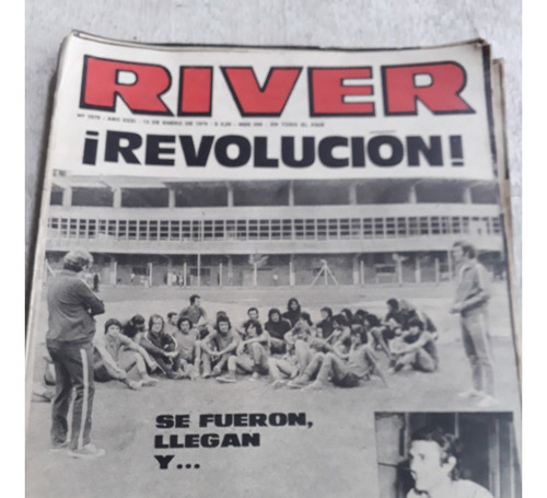 Revistas River A Eleccion Años '70 Usadas Buen Estado P.1