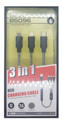 Cable Cargador Tipo C  Usb 3 En 1 Oneplus / Cell Connection