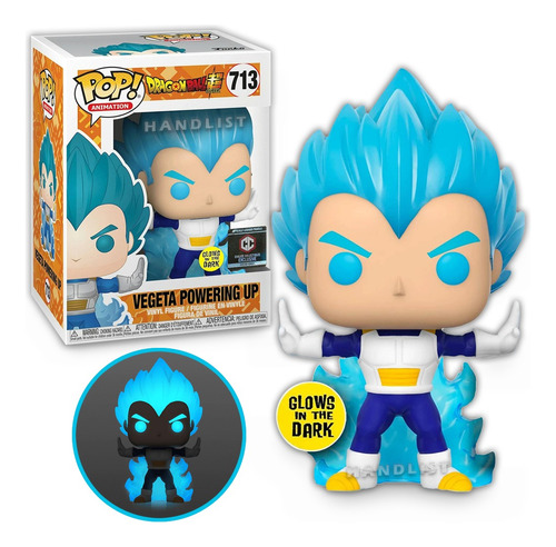 Funko Pop Dragon Ball Super: Vegeta Ssgss Powering Up 713