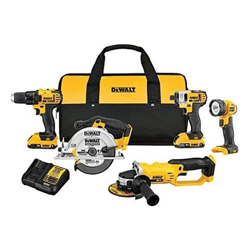 Dewalt Dck521d2 Kit De 5 Herramientas Compactas De 20 V Máxi