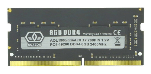 Memoria ram 8gb ddr4 2400mhz portatil