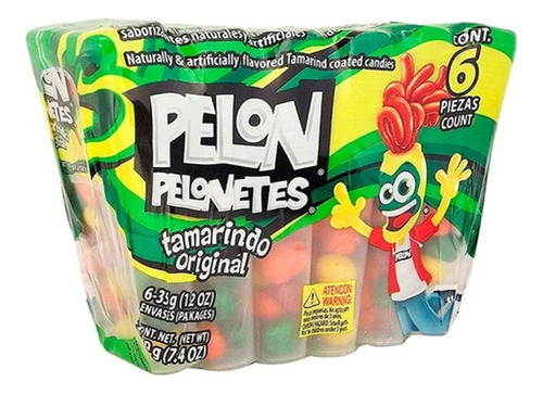 Pelonetes Pelon Pelo Rico 6 Und - g a $267