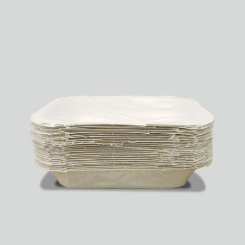 Plato Cartón Rect. Hondo N°09 Mapi® Biodegradable Pl-eco-ch