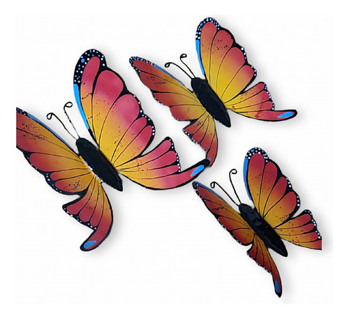 Mariposas De Lamina Para Pared - Fabricado En Forja